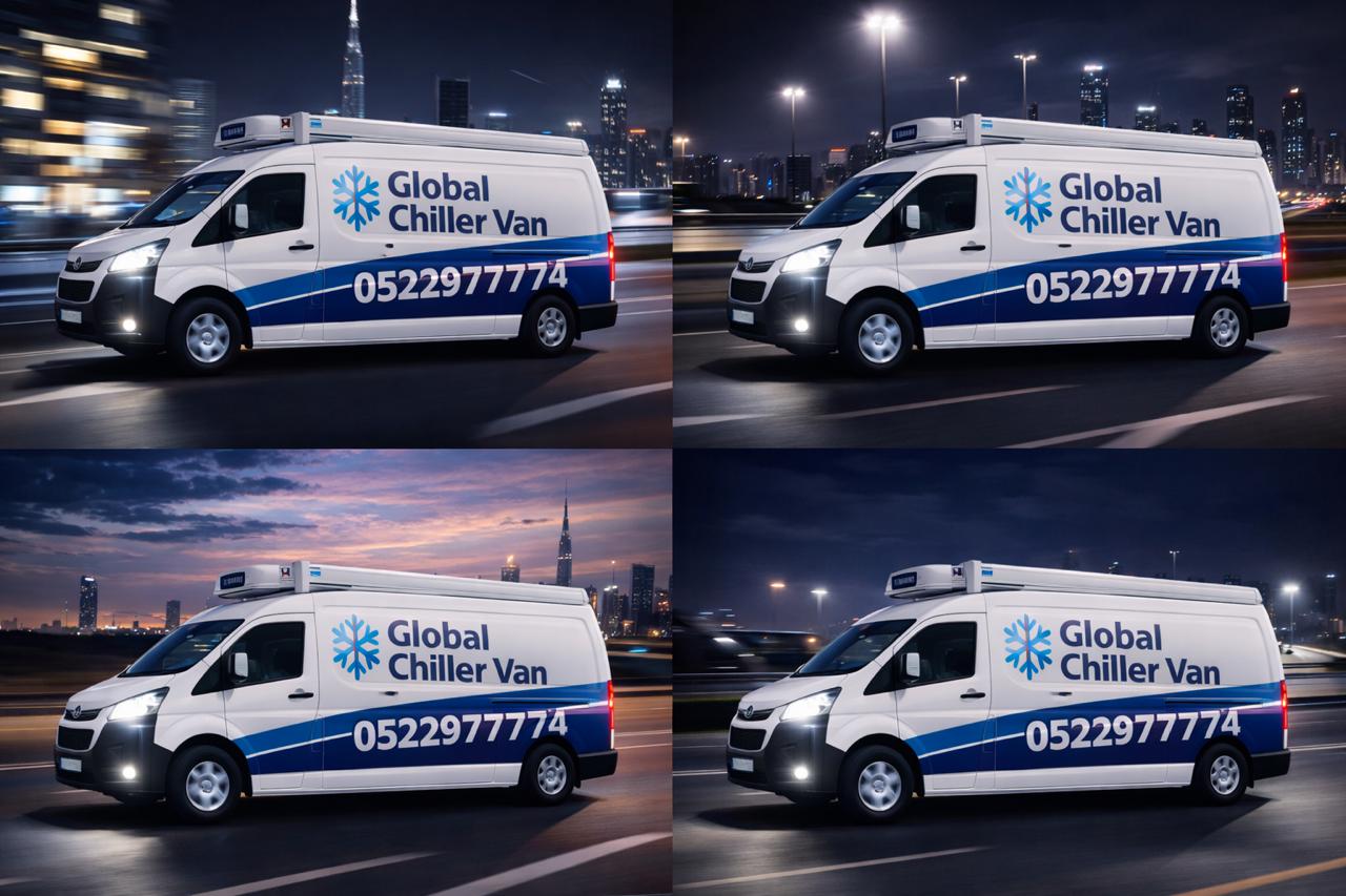 Chiller van rental service in UAE by Global Chiller Van